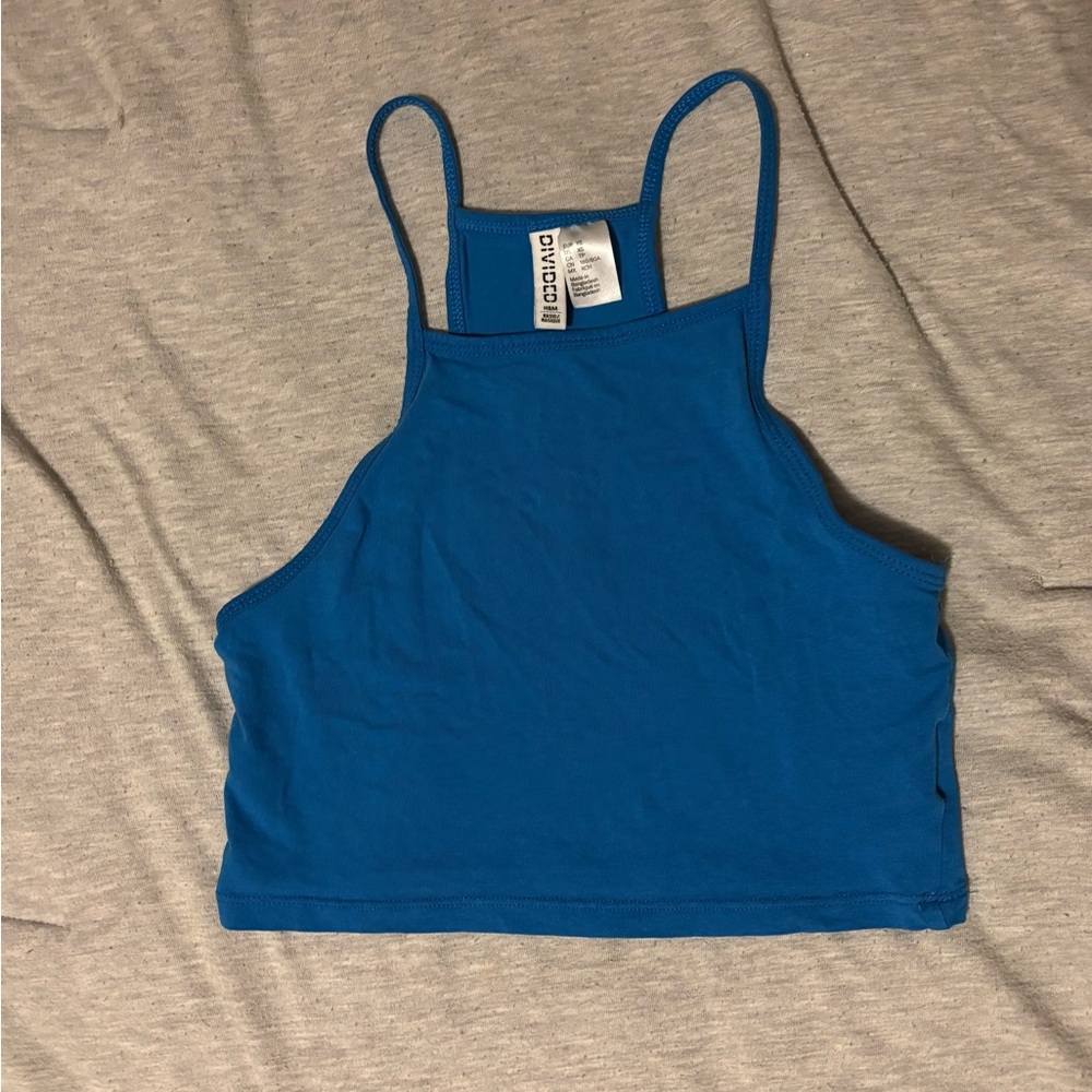 H&M Vibrant Blue Crop Top